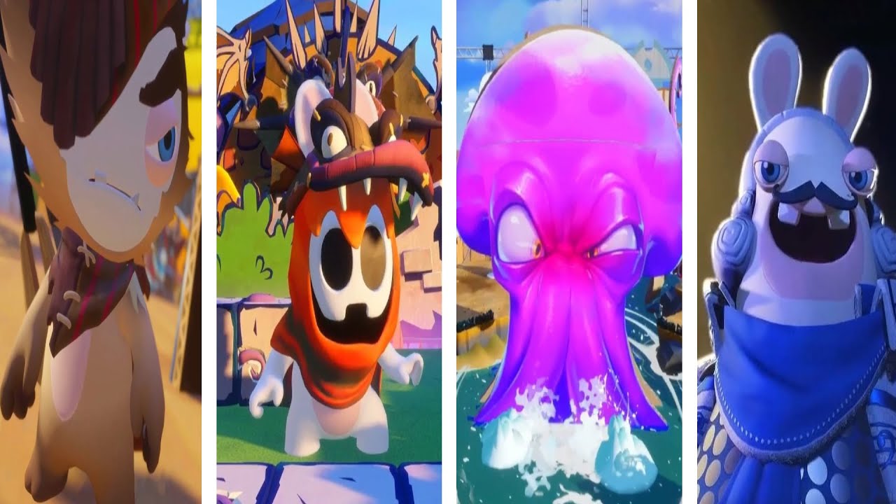 All Bosses + Ending - Mario + Rabbids Sparks of Hope Rayman in the ...