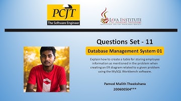 Question Set 11 | Database Management System | Java Institute