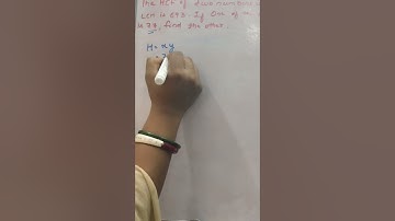 The H.C.F of two no. is 11 & their L.C.M is 693.if one of the no. is 77 find the other#short video