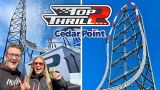 Top Thrill 2 FIRST RIDE & Review  AMAZING Cedar Point NEW Coaster!