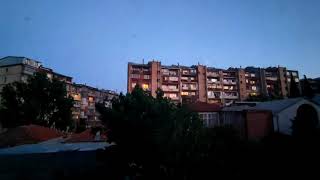 Evening - Night lights Time-lapse at 150X speed #2