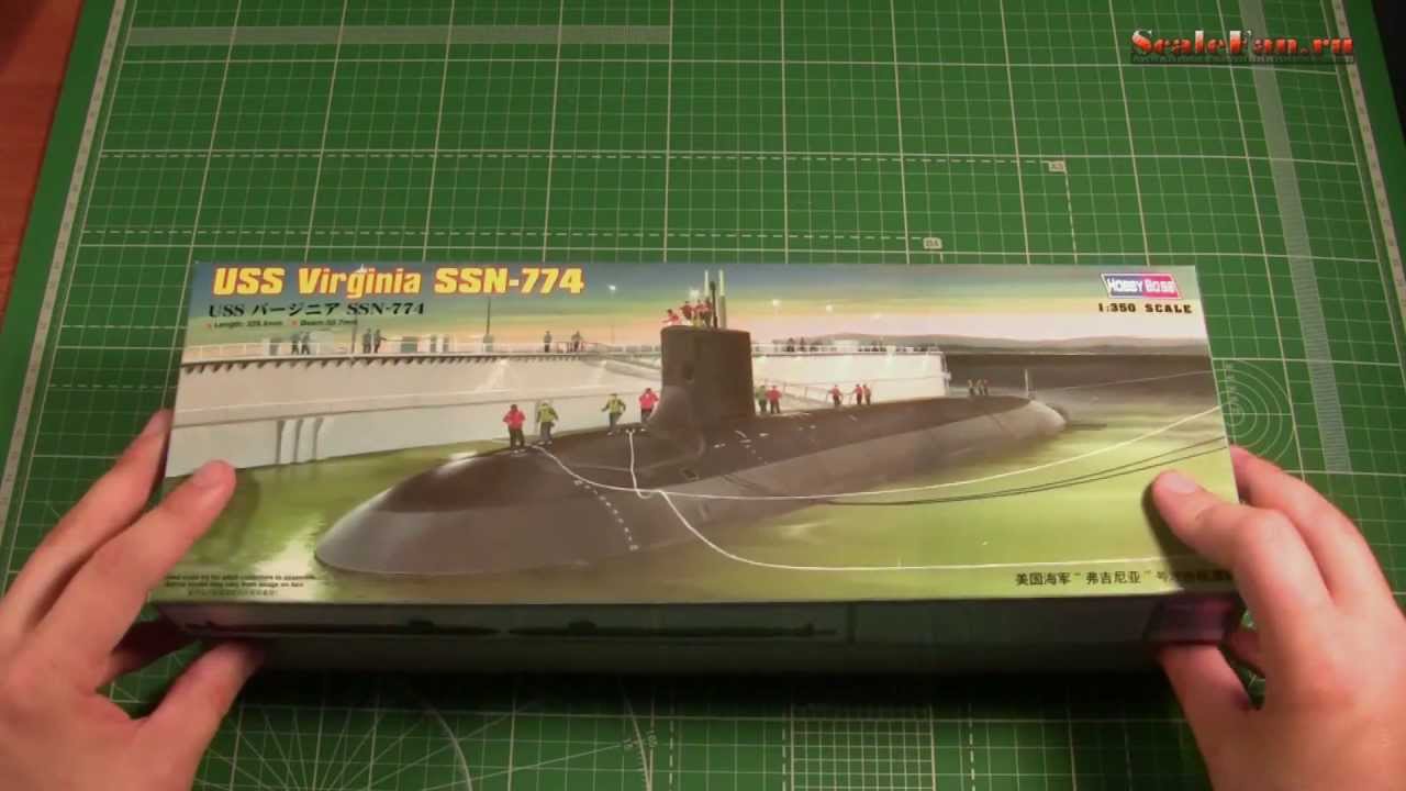 Hobbyboss 1:350 Scale USS Virginia SSN-774 Assembly Kit by Hobbyboss