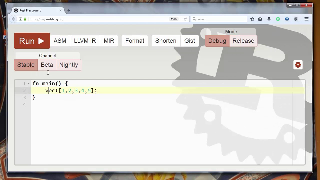 How to Create a Vector in Rust programming language