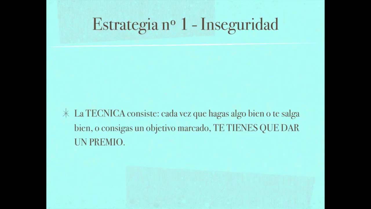 Tecnicas para controlar la timidez