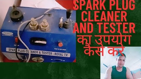 How to clean and test spark plug spark plug cleaner and tester autonics spark plug cleaner tester