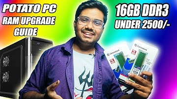 I upgrade 16 Gb ram in my Potato pc | Consistent 8GB DDR3 Ram | Computer upgrade kaise kare
