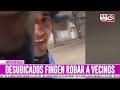 Descerebrados fingen robar a sus vecinos a modo de diversión. Mirá el video