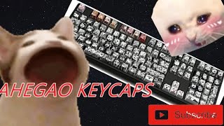 so i got ahegao keycaps ._. (+ bad sound test)