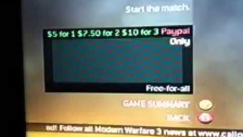 ExoticModz1337: MW2 Modded Lobby (Xbox) *FREE*