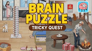 Solving Brain Puzzle: Tricky Quest Levels 1 to 10 – Brain Teaser Game | Brain Puzzle Tricky Quest