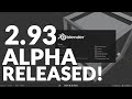 Blender 2.93 Alpha RELEASED! & UPDATES!