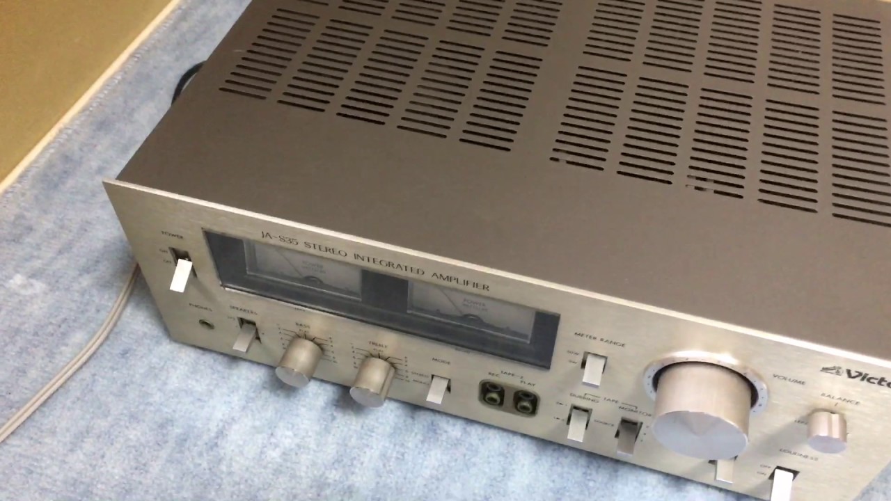 ビクター　JA-S35 ☆Victor☆ビクター☆JA-S35☆プリメインアンプ☆完全動作品☆ - YouTube