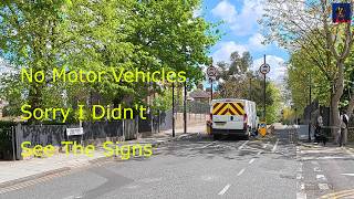 No Motor Vehicles - Sorry I Didn't See The Signs
