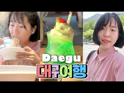 결혼하고 처음 혼자 떠난 당일치기 대구 여행 🍹 (조조칼국수/심플책방/더현대대구/대구미술관)