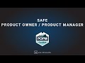 SAFe For Product Owners &amp; Product Managers by Value Insights - Training Introduction