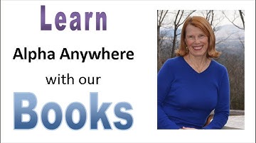 How to learn Alpha Anywhere with books