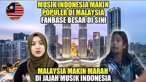 WAH MALAYSIA MARAH MAKIN DI JAJAH DAN KE GESER MUSIK INDONESIA REACT