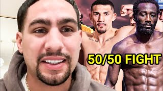 Danny Garcia GIVES Teofimo Lopez GOOD NEWS on Terence Crawford Fight; BREAKS DOWN 50\/50 Showdown