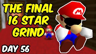 BLINDFOLDED SM64 16 Star for WR (Day 56)!