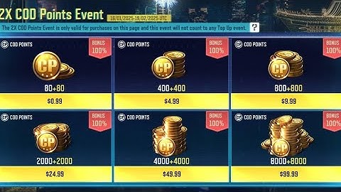 Where to buy codm cheap cp | codm 2x cod points event #callofdutymobile
