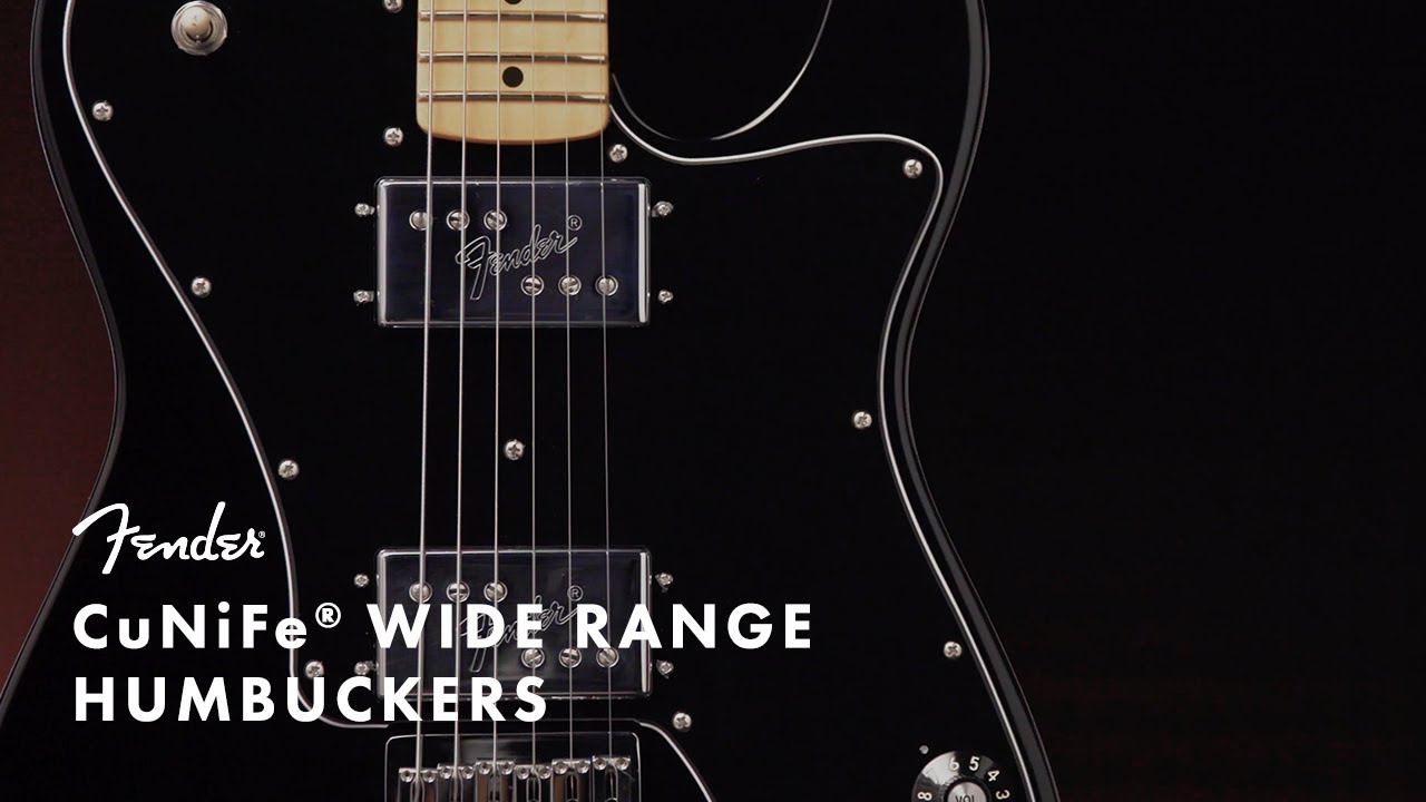 ギター Telecaster Deluxe CuNiFe Wide Range CuNiFe Wide Range Humbuckers | Fender - YouTube
