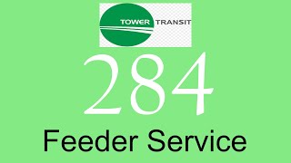 Tower Transit Feeder Service 284 Hyperlapse / SMB8037C