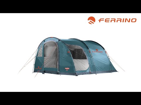 Намет чотиримісний трисезонний з тамбуром Ferrino Італія Fenix 4 Petrol, видео 1
