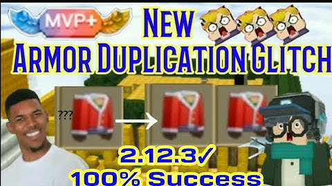 Skyblock New Armor Duplication Glitch 😳😳😳-100% Works✓✓ | Blockman Go | Read Description