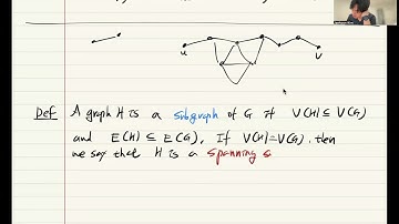 Graph theory at KAIST 2-2 Graph isomorphism and subgraphs