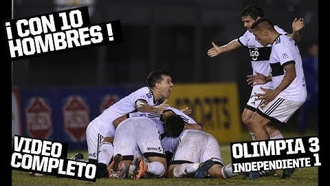 OLIMPIA 3 - 1 independiente | Clausura 2017 - Fecha 20