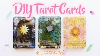 Resin Tarot Cards Tutorial│Sophie & Toffee Subscription Box January 2021