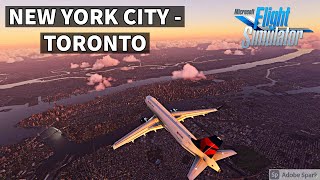 ✈️ MICROSOFT FLIGHT SIMULATOR 2020 | NEW YORK CITY - TORONTO - DELTA AIRLINES- A320NEO  - AcePilotHD
