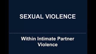 Under the Radar: Prosecuting Intimate Partner Sexual Violence