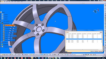 Parametrical Rim/Wheel Design in Catia V5