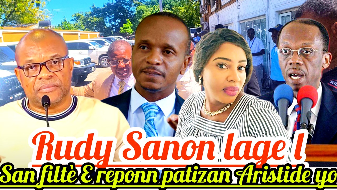 BWA A MARE!Rudy sanon lage l San filtè e Reponn Patizan JB Aristide yo Ki Frape l.