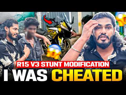 😡Bike Mechanic WORST Behaviour ₹15K SCAMMED Me💔 R15v3 JARVIS Stunt Modification Went WRONG