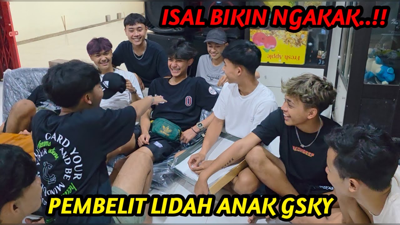 ISAL BIKIN NGAKAK..!! PEMBELIT LIDAH ANAK GSKY