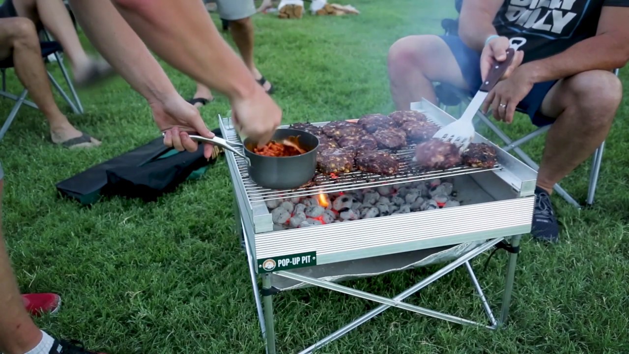 Fireside Outdoor PopUp Pit Grill YouTube