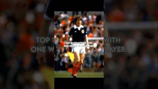 Top 10 Countries With One World Class Player 😮🔥 || #shorts #football #edit #viral