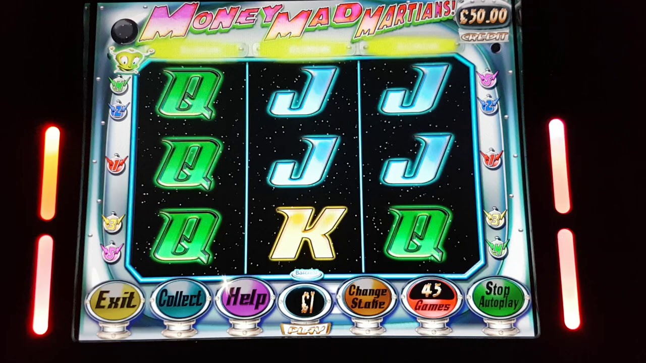 £100 Jackpot Money Mad Martians