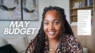 MAY 2025 MONTHLY BUDGET WITH ME (possibly starting the backyard renovation and mortgage going up 🙄)