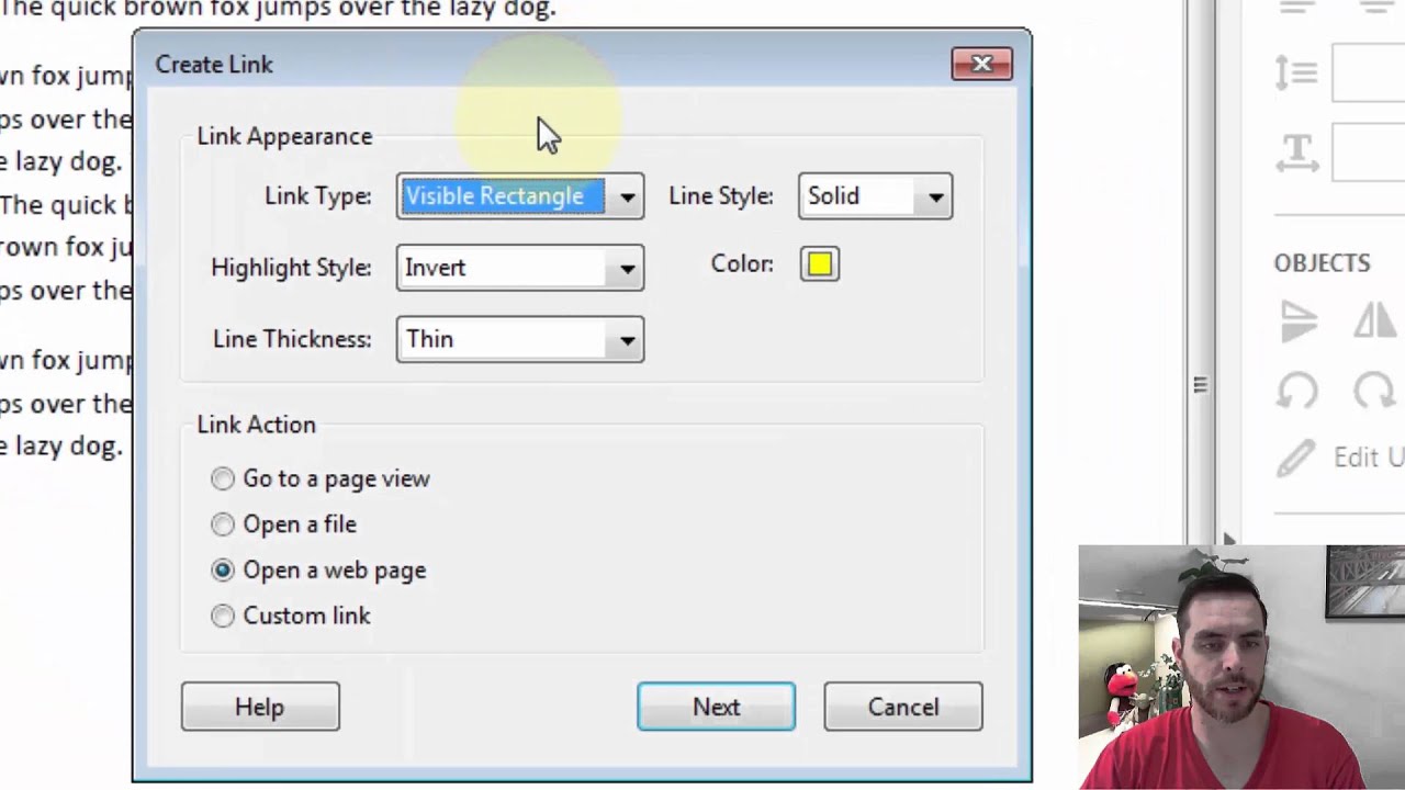 How to Make a Hyperlink in a PDF File