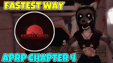 EASIEST WAY TO ESCAPE RAILROAD HOWLS + GET WROLE SKIN in APRP CHAPTER 4! (Accurate Piggy RP)