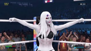 Wwe 2K23 Nezuko Vs Daki Bikini Stink Face Low Blow Ironwoman