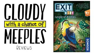 Exit: The Game: Jungle of Riddles Review - Cloudy with a Chance of Meeples