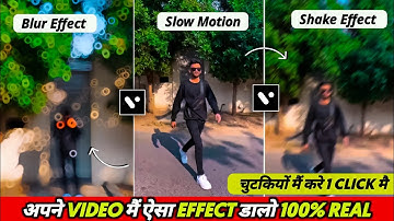 Blur Effect Video Kaise Banaye Vita App | Slow Motion & Blur Effect Reels Video Editing In Vita App