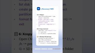 Tech Tutorial: Recover SD Card Files Using CMD #sdcard #cmd #filerecovery