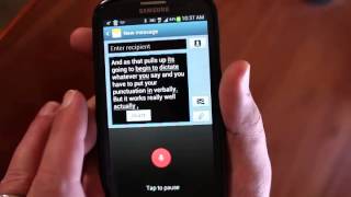 Dictation on Android using Google Voice Keyboard screenshot 1