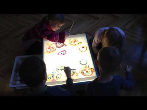 Creating on the light table