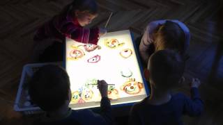 Creating on the light table